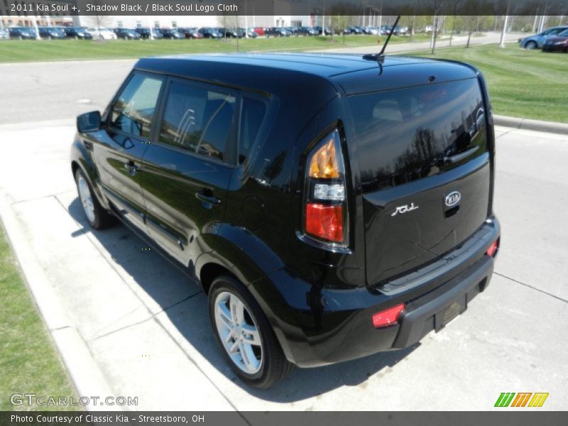 Shadow Black / Black Soul Logo Cloth 2011 Kia Soul +