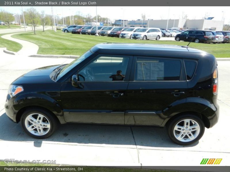 Shadow Black / Black Soul Logo Cloth 2011 Kia Soul +
