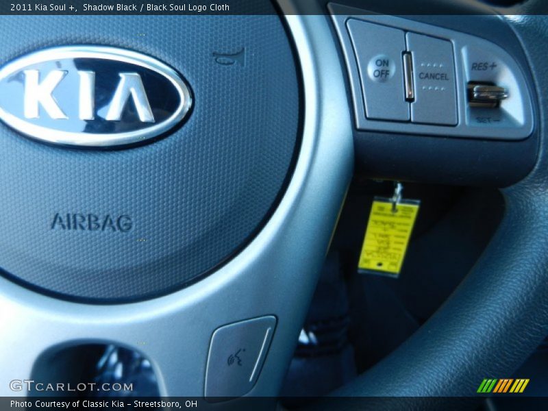 Shadow Black / Black Soul Logo Cloth 2011 Kia Soul +