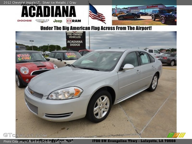 Silver Ice Metallic / Gray 2012 Chevrolet Impala LT