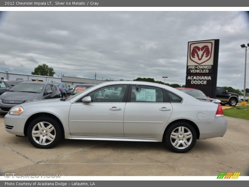Silver Ice Metallic / Gray 2012 Chevrolet Impala LT