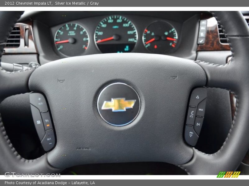 Silver Ice Metallic / Gray 2012 Chevrolet Impala LT