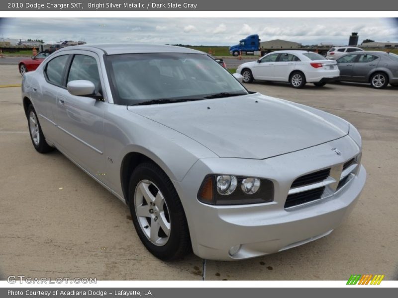 Bright Silver Metallic / Dark Slate Gray 2010 Dodge Charger SXT