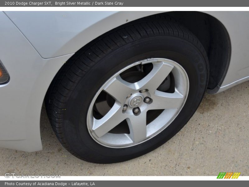 Bright Silver Metallic / Dark Slate Gray 2010 Dodge Charger SXT