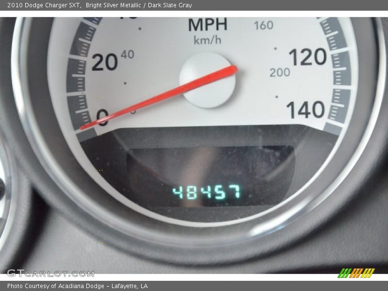Bright Silver Metallic / Dark Slate Gray 2010 Dodge Charger SXT