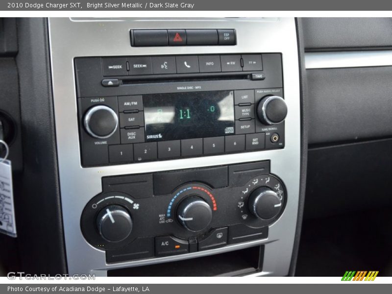 Bright Silver Metallic / Dark Slate Gray 2010 Dodge Charger SXT