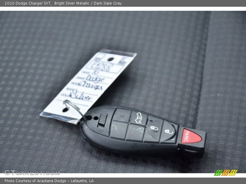 Bright Silver Metallic / Dark Slate Gray 2010 Dodge Charger SXT