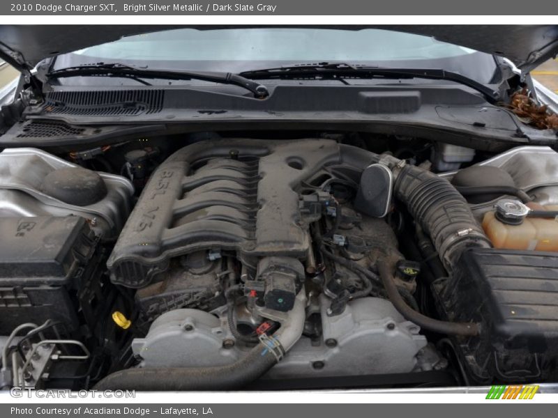 Bright Silver Metallic / Dark Slate Gray 2010 Dodge Charger SXT