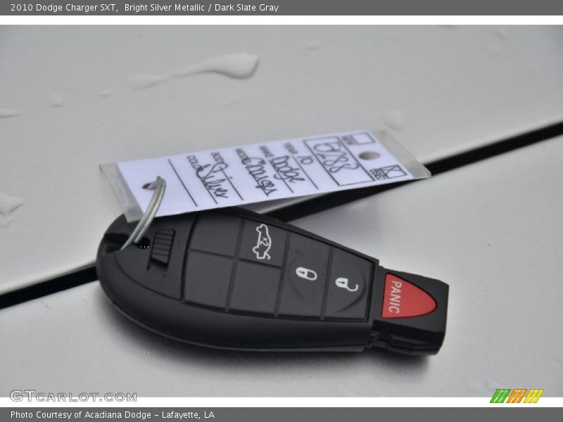 Bright Silver Metallic / Dark Slate Gray 2010 Dodge Charger SXT