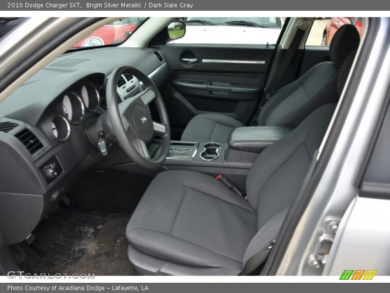 Bright Silver Metallic / Dark Slate Gray 2010 Dodge Charger SXT