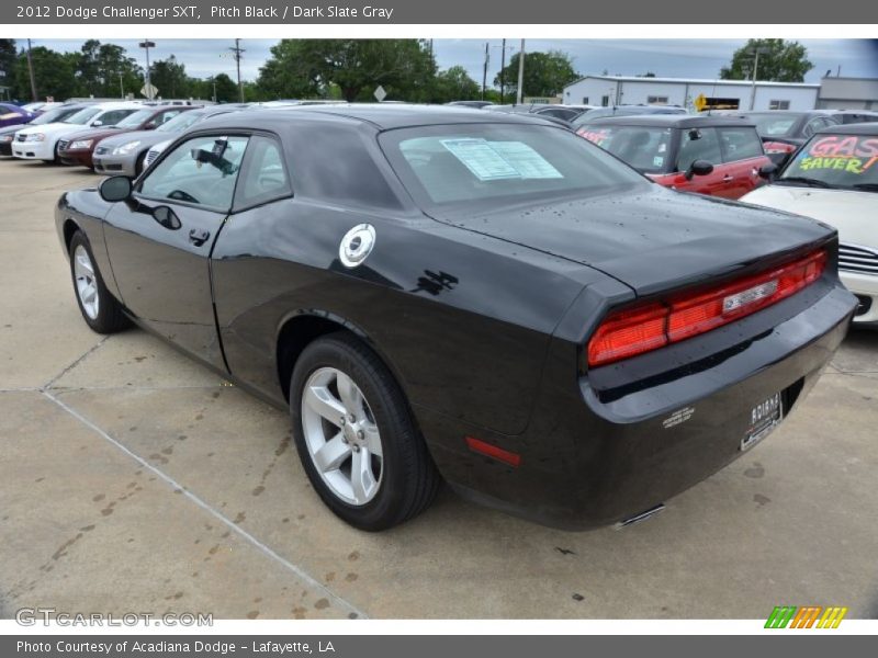 Pitch Black / Dark Slate Gray 2012 Dodge Challenger SXT