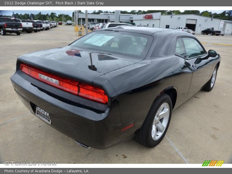 Pitch Black / Dark Slate Gray 2012 Dodge Challenger SXT