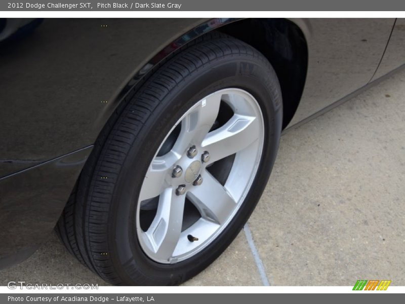 Pitch Black / Dark Slate Gray 2012 Dodge Challenger SXT
