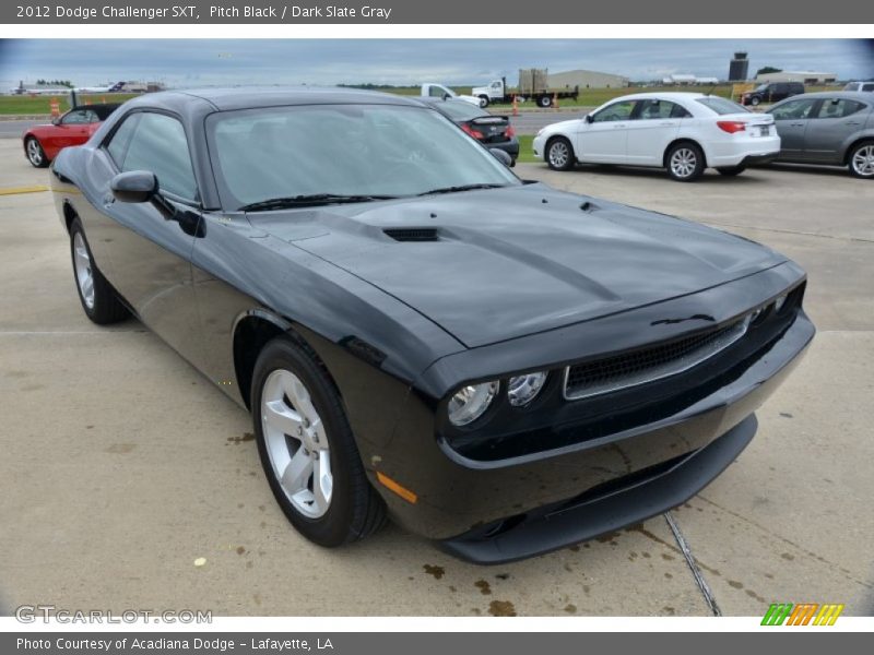 Pitch Black / Dark Slate Gray 2012 Dodge Challenger SXT