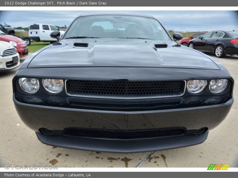 Pitch Black / Dark Slate Gray 2012 Dodge Challenger SXT