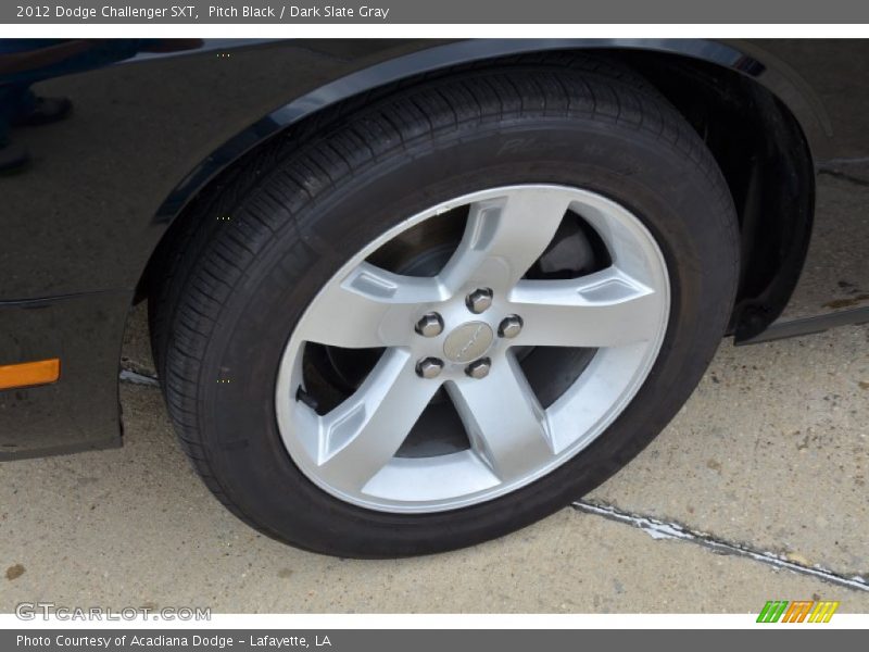 Pitch Black / Dark Slate Gray 2012 Dodge Challenger SXT