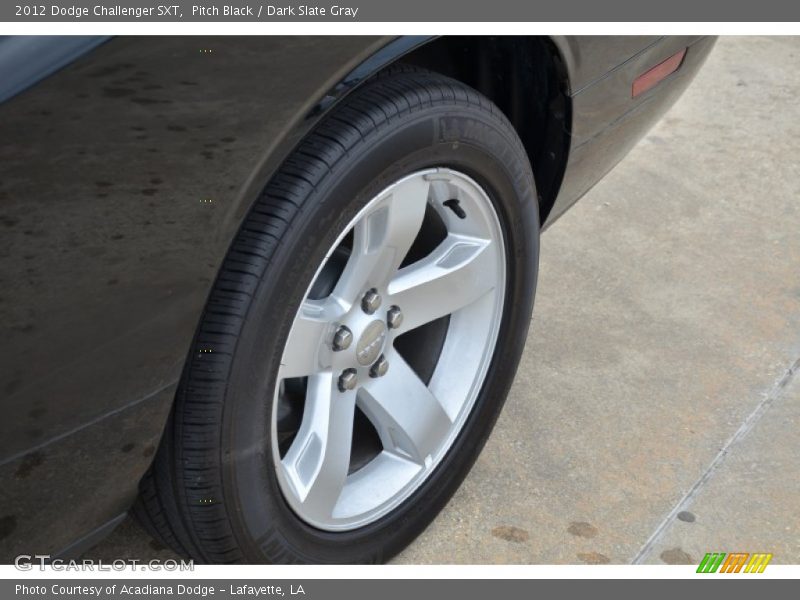 Pitch Black / Dark Slate Gray 2012 Dodge Challenger SXT