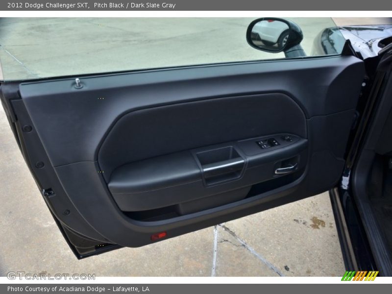 Pitch Black / Dark Slate Gray 2012 Dodge Challenger SXT