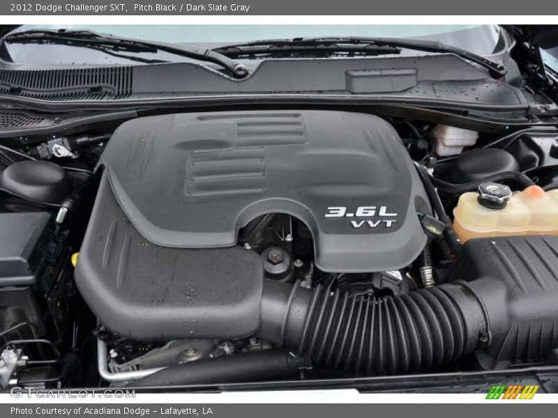 Pitch Black / Dark Slate Gray 2012 Dodge Challenger SXT