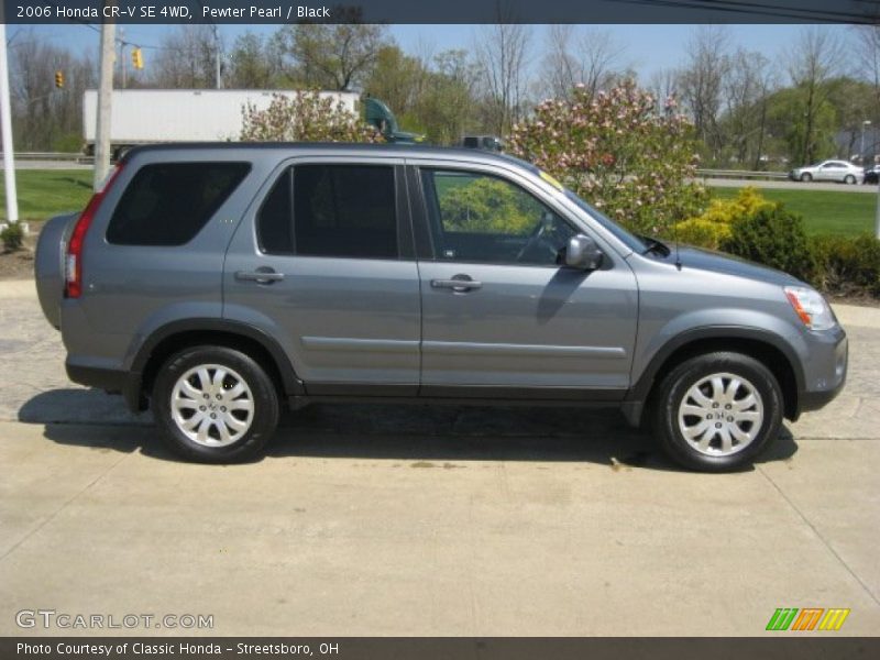 Pewter Pearl / Black 2006 Honda CR-V SE 4WD