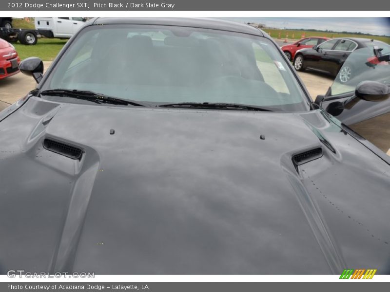 Pitch Black / Dark Slate Gray 2012 Dodge Challenger SXT