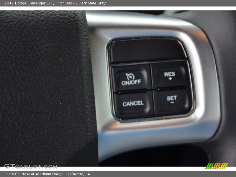 Pitch Black / Dark Slate Gray 2012 Dodge Challenger SXT