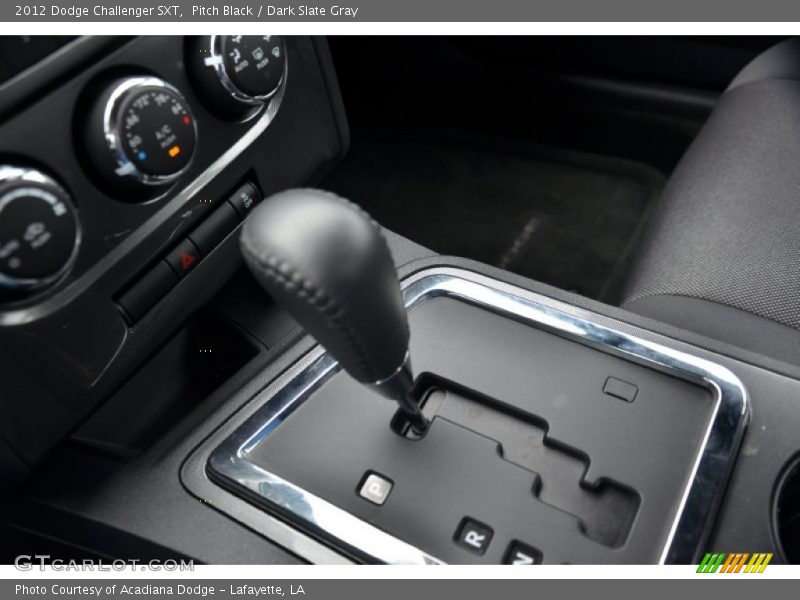 Pitch Black / Dark Slate Gray 2012 Dodge Challenger SXT