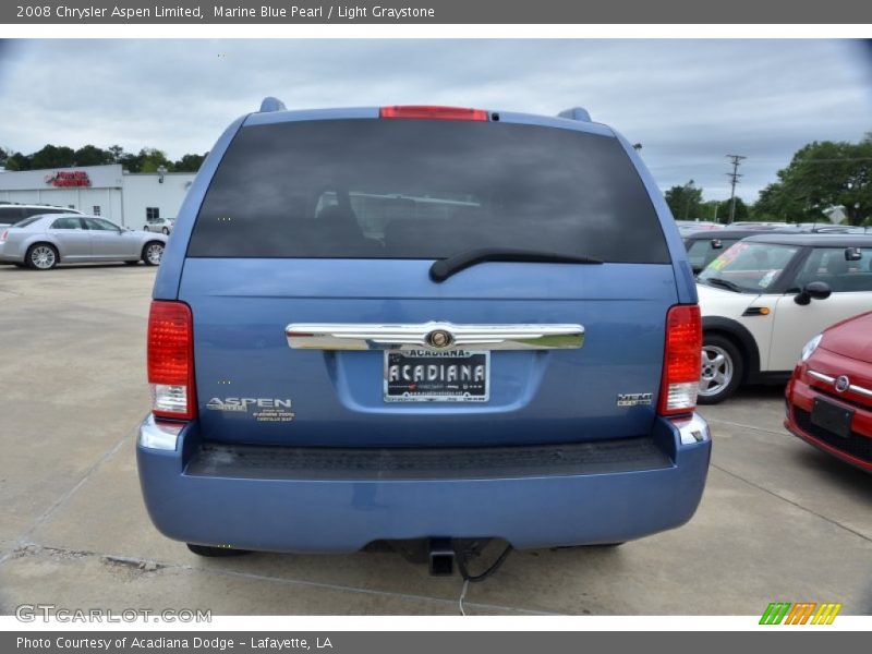 Marine Blue Pearl / Light Graystone 2008 Chrysler Aspen Limited