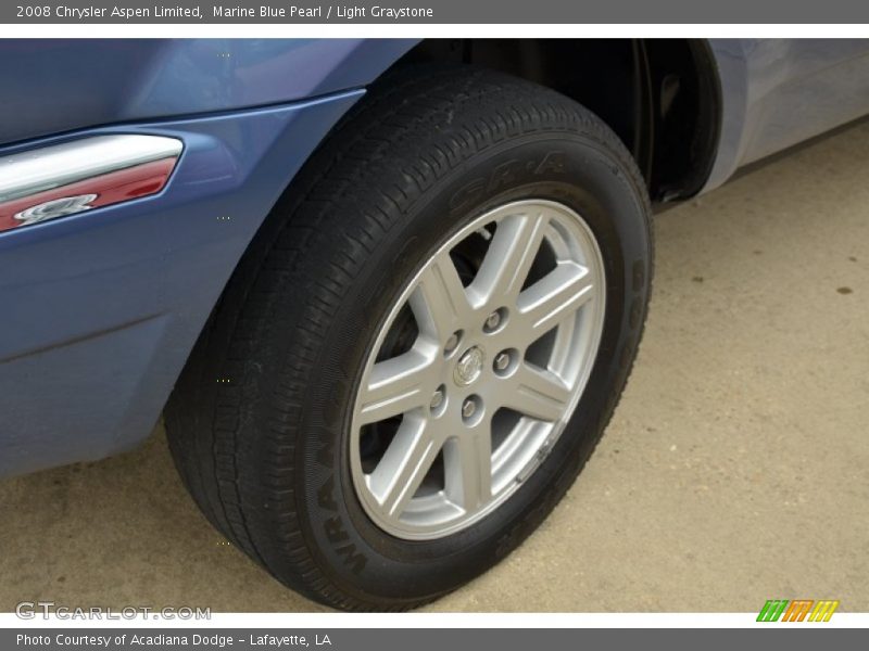 Marine Blue Pearl / Light Graystone 2008 Chrysler Aspen Limited