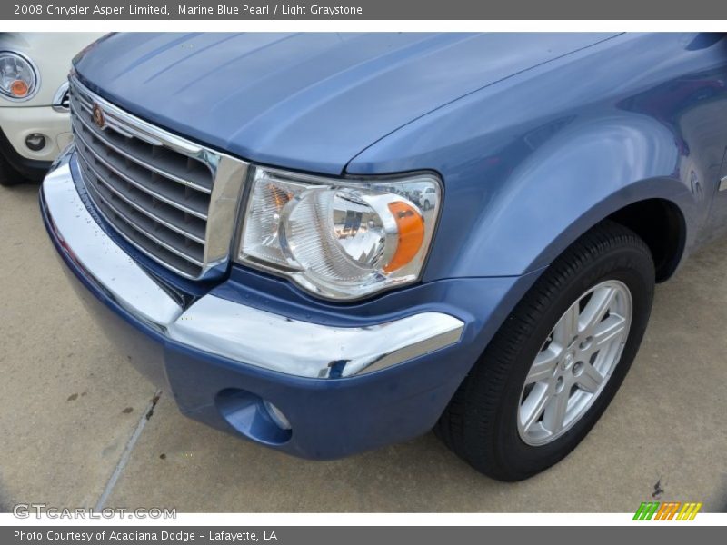 Marine Blue Pearl / Light Graystone 2008 Chrysler Aspen Limited