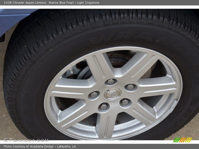 Marine Blue Pearl / Light Graystone 2008 Chrysler Aspen Limited