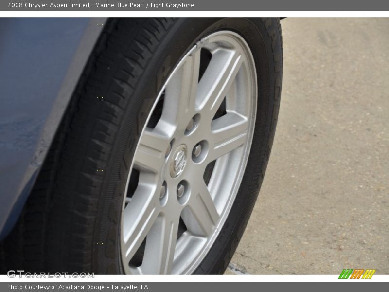 Marine Blue Pearl / Light Graystone 2008 Chrysler Aspen Limited