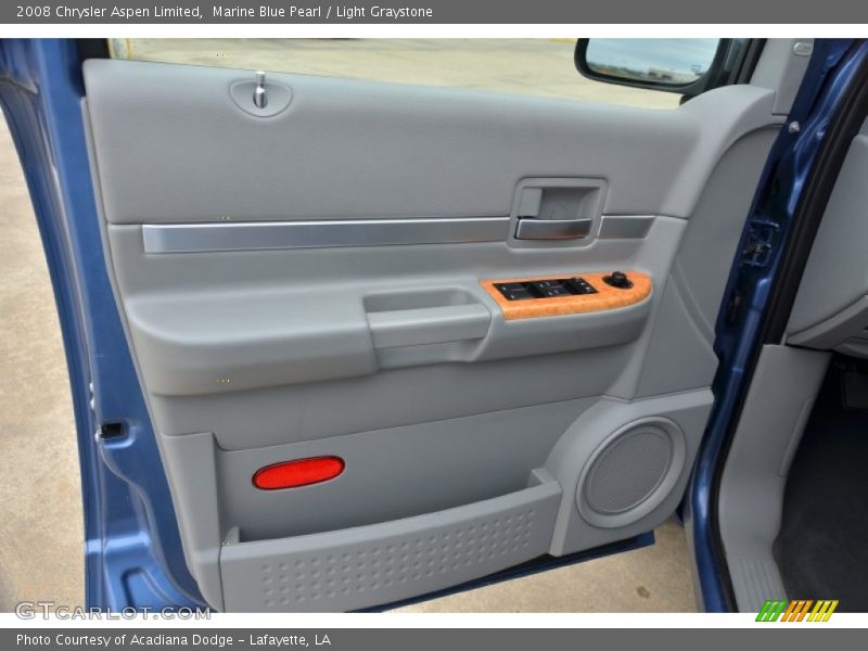 Marine Blue Pearl / Light Graystone 2008 Chrysler Aspen Limited