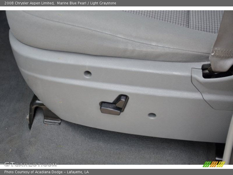 Marine Blue Pearl / Light Graystone 2008 Chrysler Aspen Limited
