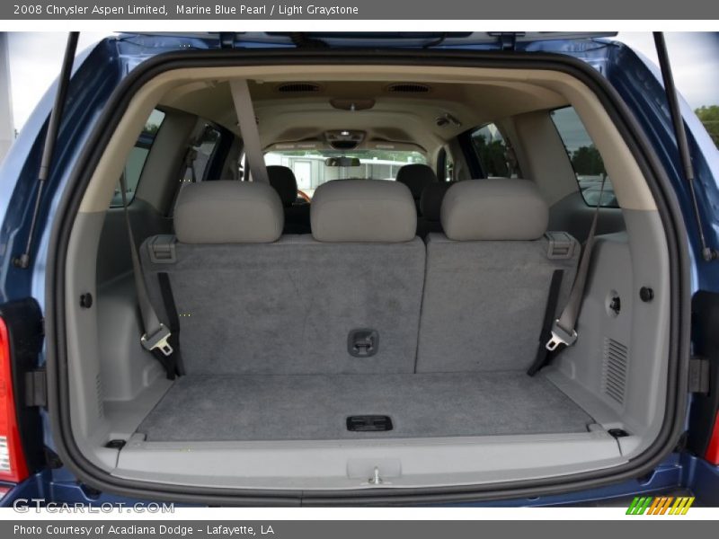 Marine Blue Pearl / Light Graystone 2008 Chrysler Aspen Limited