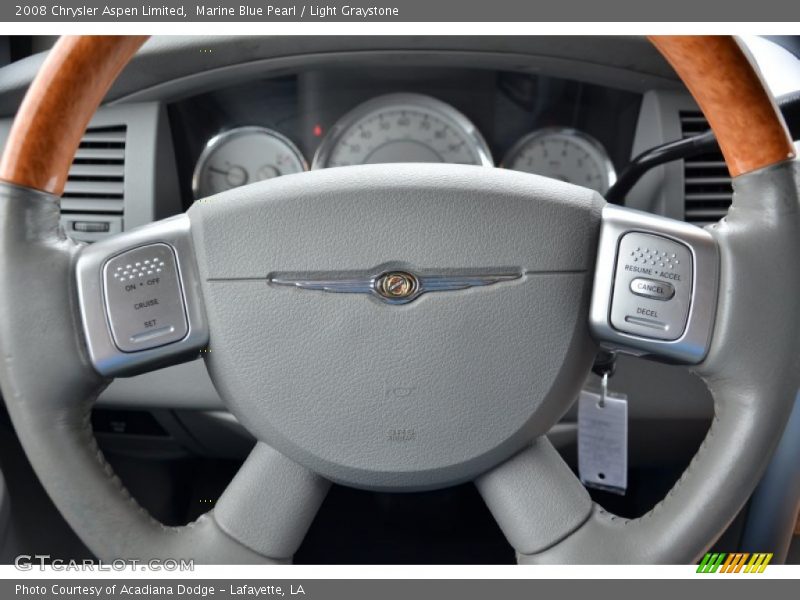 Marine Blue Pearl / Light Graystone 2008 Chrysler Aspen Limited