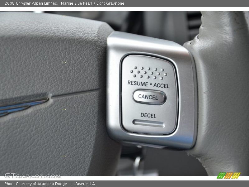 Marine Blue Pearl / Light Graystone 2008 Chrysler Aspen Limited