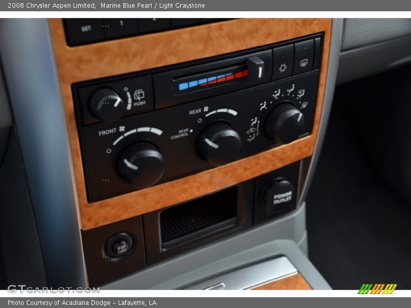 Marine Blue Pearl / Light Graystone 2008 Chrysler Aspen Limited