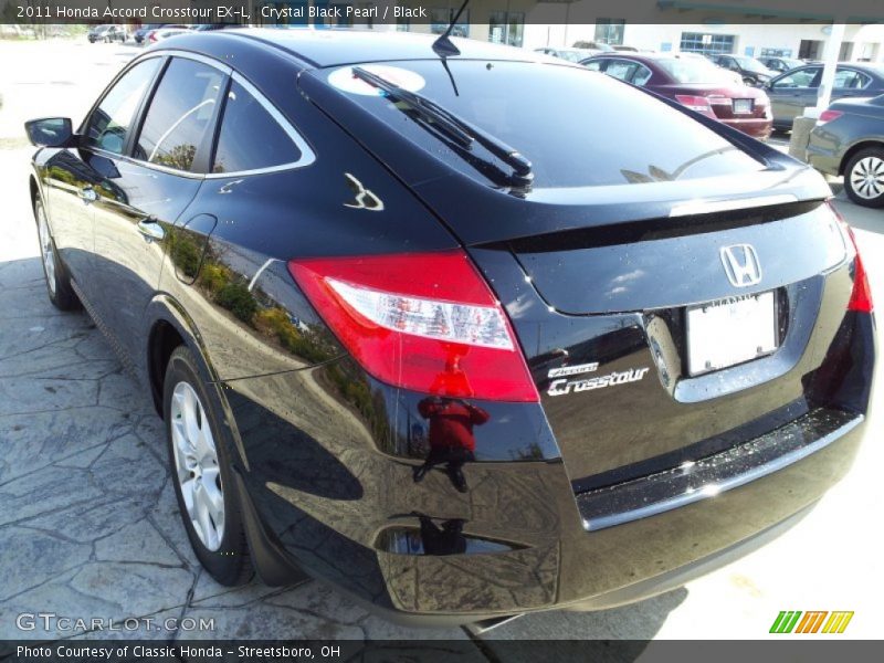 Crystal Black Pearl / Black 2011 Honda Accord Crosstour EX-L