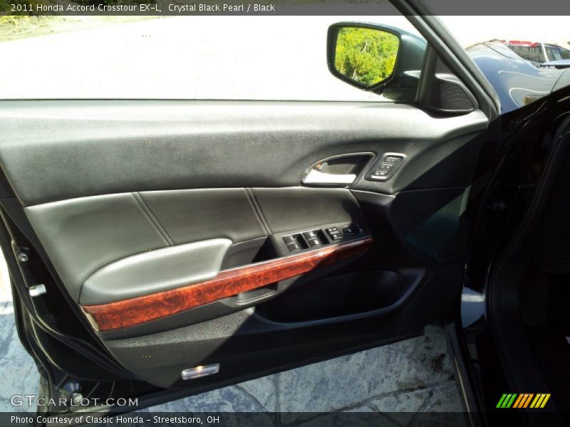 Crystal Black Pearl / Black 2011 Honda Accord Crosstour EX-L