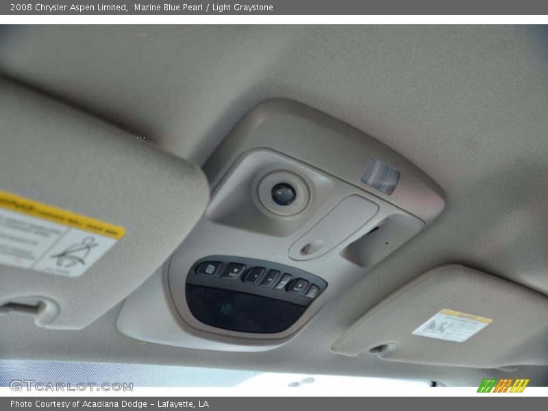 Marine Blue Pearl / Light Graystone 2008 Chrysler Aspen Limited