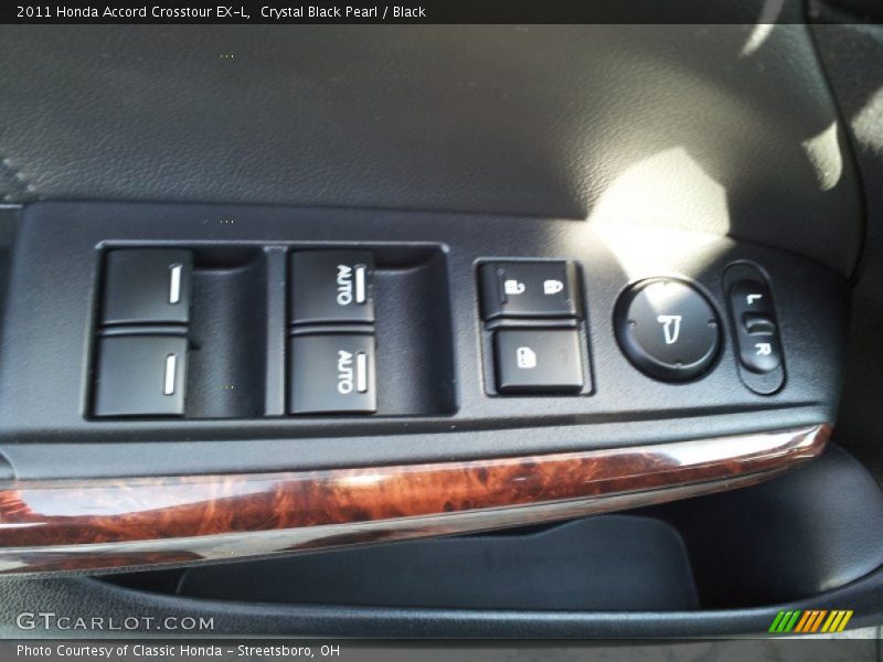 Crystal Black Pearl / Black 2011 Honda Accord Crosstour EX-L