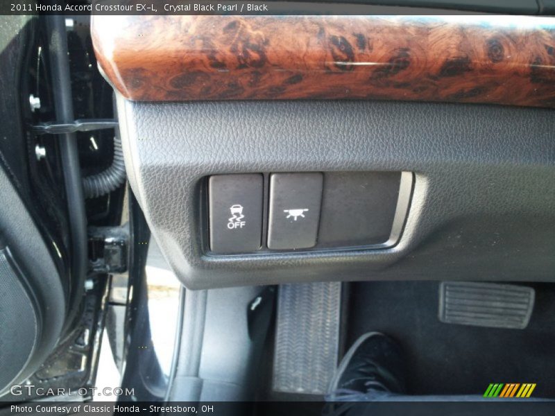 Crystal Black Pearl / Black 2011 Honda Accord Crosstour EX-L