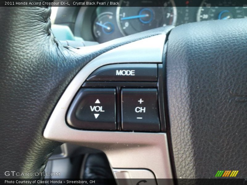 Crystal Black Pearl / Black 2011 Honda Accord Crosstour EX-L