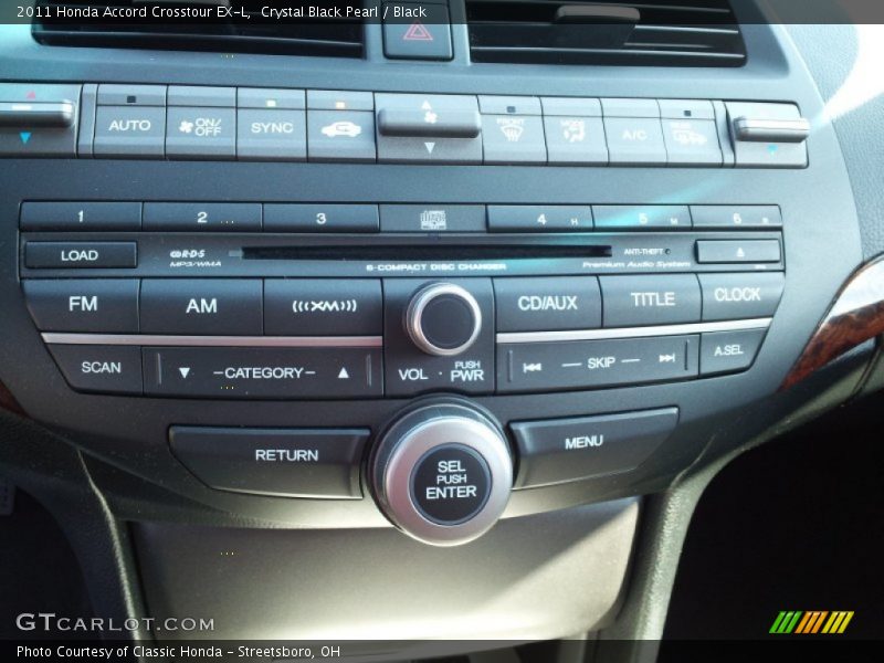 Controls of 2011 Accord Crosstour EX-L