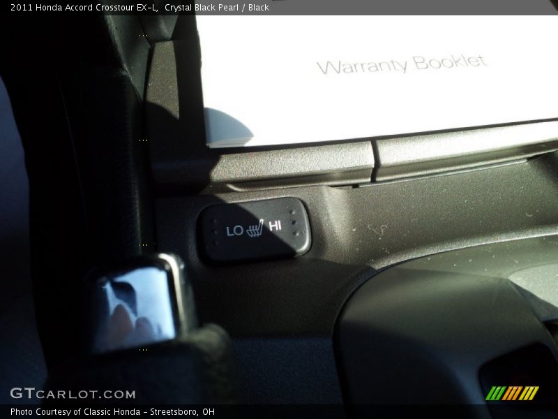 Crystal Black Pearl / Black 2011 Honda Accord Crosstour EX-L