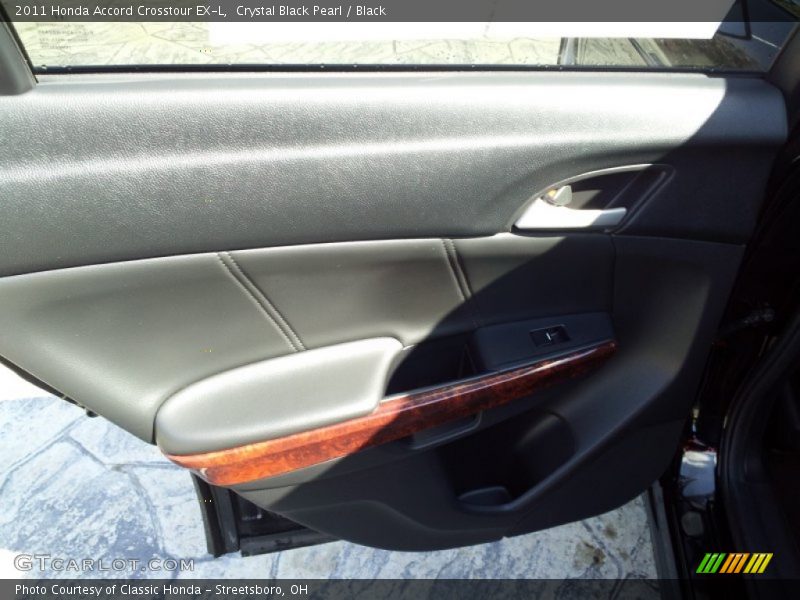 Crystal Black Pearl / Black 2011 Honda Accord Crosstour EX-L