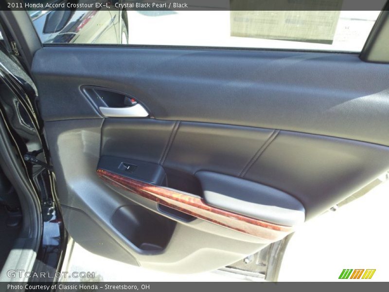 Crystal Black Pearl / Black 2011 Honda Accord Crosstour EX-L