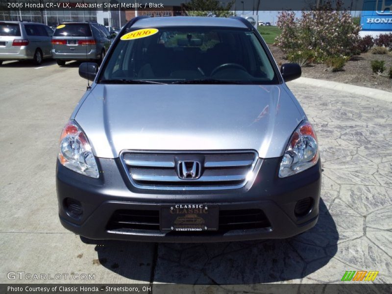 Alabaster Silver Metallic / Black 2006 Honda CR-V LX