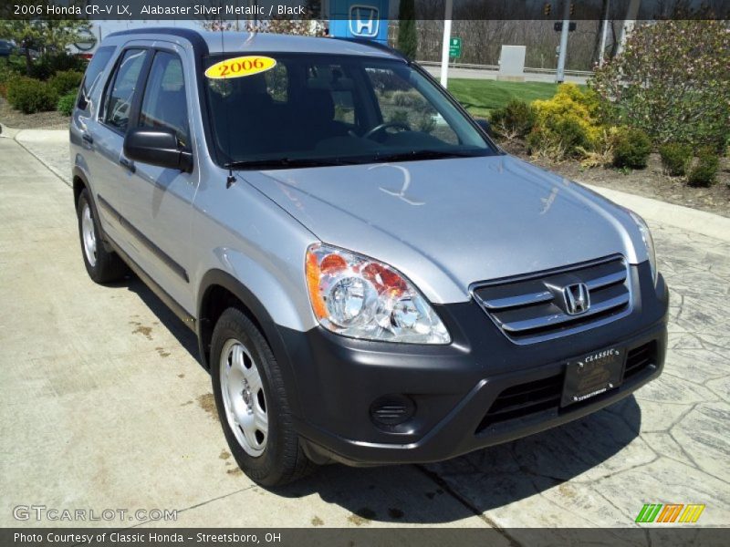 Alabaster Silver Metallic / Black 2006 Honda CR-V LX